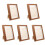 5pcs Medal Display Case Shadow Box Frame 4