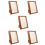 5pcs Medal Display Case Shadow Box Frame 10
