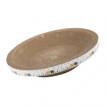 Cat Scratcher Bed Scratch Resistant Round Corrugated Large Cat Scratch Pad Nest for Furniture Protection