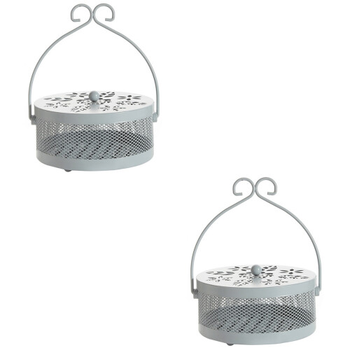 2 Pcs Incense Spiral Holder Home Decoration Office 2