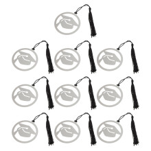 Unbranded 10 Pcs Doctor Hat Bookmark Metal Bookmarks Student