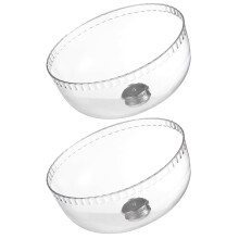 2pcs Cake Cloche Transparent For Food Protection