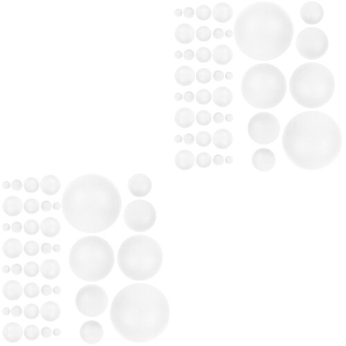 220 Pcs Polystyrene Foam Balls Craft Assortment 1