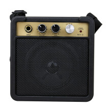 Mini Guitar Amplifier 5W Portable Amp Speaker with Back Clip Low-Power Consumption for Electric and Acoustic Guitars