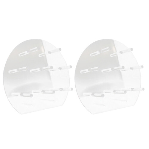 2pcs Reusable Acrylic Donut Boards Display Stands Holders