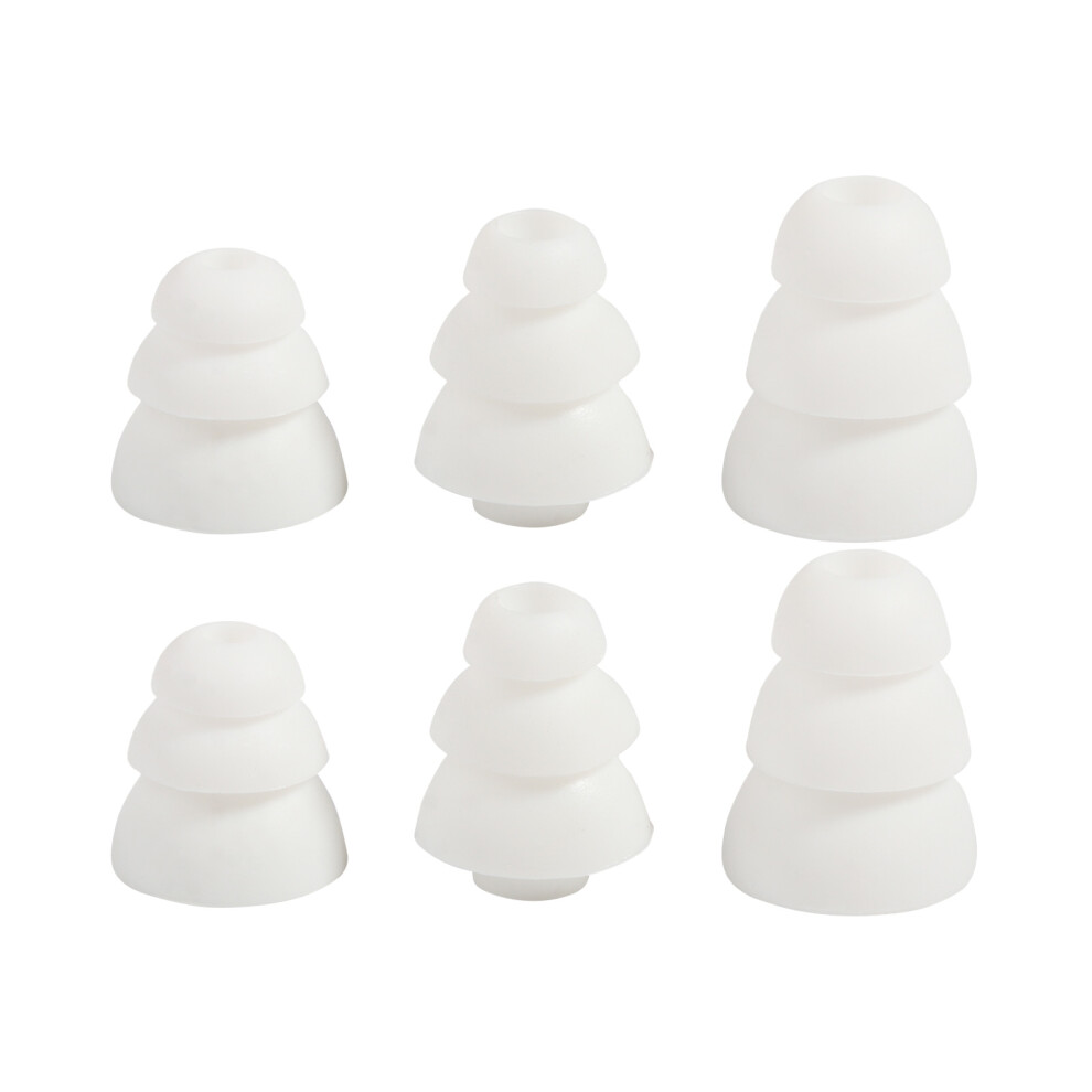 Earbuds Headphone Bud Tips Silicone In-Ear Earphone- White 7732000010668