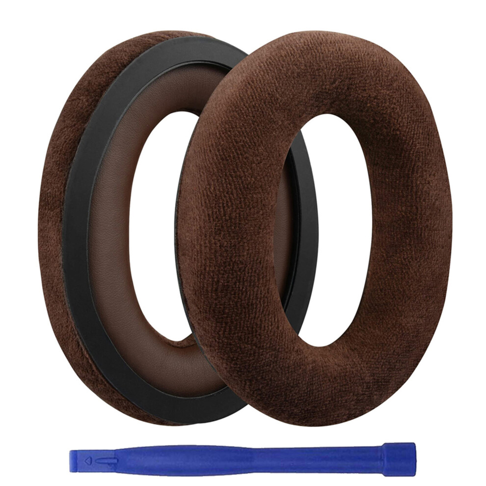 Breathable Earmuffs Flannel Earpads for HD598 CS HD599-Brown-image-OPC-PKBXHWH-NEW