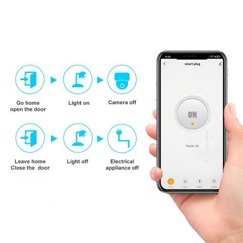 20A Smart Socket Tuya Wifi Smart Plug Power AC100-240V EU STEKKERS A 1