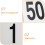 Modern Sleek Design Restaurant Table Cards Pvc 50pcs 8