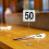 Modern Sleek Design Restaurant Table Cards Pvc 50pcs 4