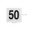 Modern Sleek Design Restaurant Table Cards Pvc 50pcs 2