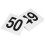 Modern Sleek Design Restaurant Table Cards Pvc 50pcs 11