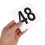 Modern Sleek Design Restaurant Table Cards Pvc 50pcs 3