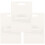 3pcs Simple Design Small Cards For Holiday Parties 6