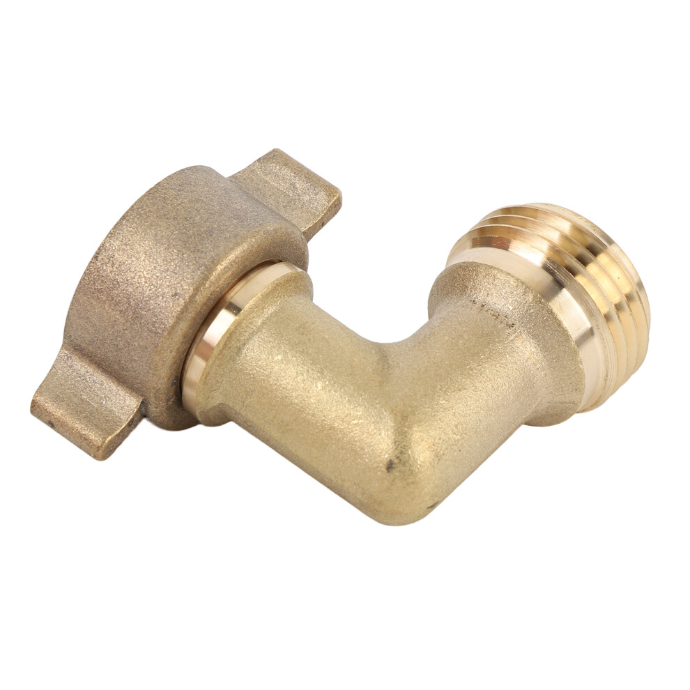 90 Copper Rv Water Hose Elbow Connector, 3/4-11.5In Npt 7671346595869