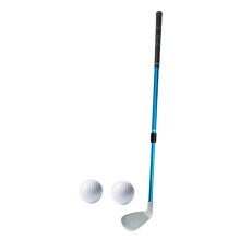 Golf Club Extendable Shaft 53.5cm-90cm Aluminum Rubber Grip Multipurpose No 7 Clubhead for Adults Kids Portable Blue