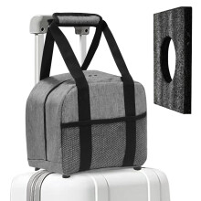 Single Ball Tote Bowling Ball Bag | Padded Oxford Cloth Carry Bag 22x22cm with Foam Base for Safe Transport