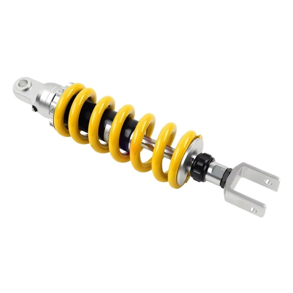 Motorcycle Shock Suspension Clevis 365Mm Rear Absorber 13Mm Spring Aluminum Compatible With Atv Yellow 6038364128195