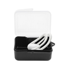 Nose Clip for Swimming - Waterproof Ergonomic Nose Clips for Adults and Kids, Comfortable Fit, White Swimming Accessories