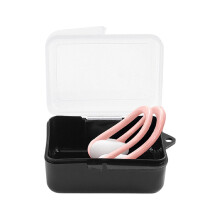 Nose Clip Swim Nose Shoulder Swim Cap Waterproof Anti-Choking Ergonomic Fit for Surfing and Training - Pink