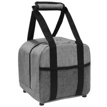 Single Ball Bowling Bag with Padded Holder, Water-Resistant Material, Mesh Pocket, Adjustable Strap and Portable Design