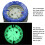 50M Waterproof Underwater Dive Compass with Fluorescent Dial - Blue 6