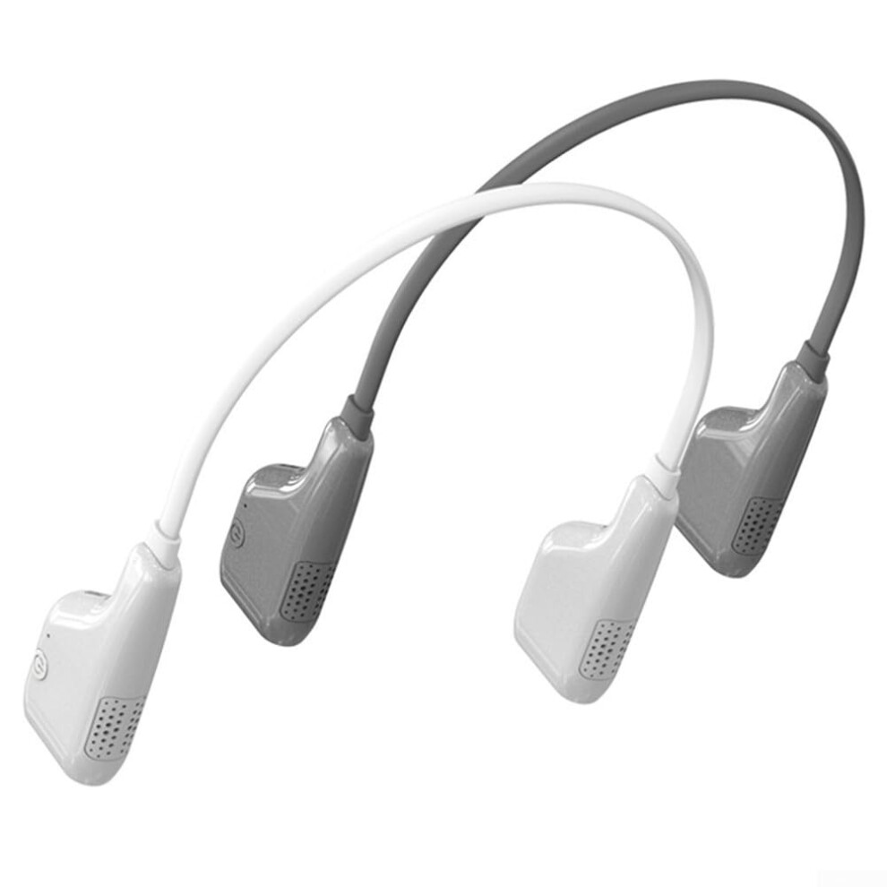 Black Sleek Usb Portable Neck Air Cleaner For Travel And Public Transport, Lightweight, Efficient Air Purifier