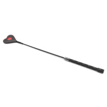 SM Adult Fun Whip PU Leather Love Whip Tapping Toy, Rattan Handle, Flexible Design for Couples, 26 Inches Long