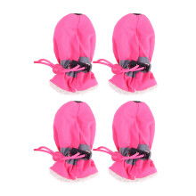 4pcs Pet Non-Slip Shoe Cover Rain Shoes for Dog Puppy Size 7