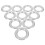 10pcs Bird Bird House Metal Guards Silver Durable Use 10