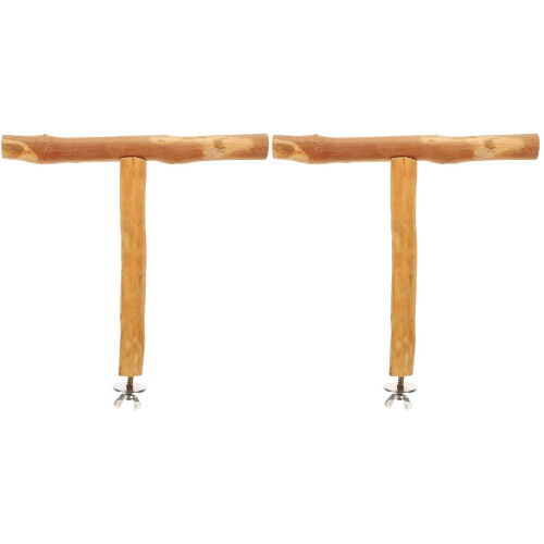 2 Count Bird Cage Perch Parrot Gym Stand Decorative Cages For Parrots 1