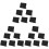 3 Pcs Small Blackboard Logo Erasable Message Chalkboard Decoration 2