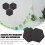 12 Pcs Felt Hexagon Message Board Self Adhesive Wall Memo Board 10