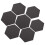 12 Pcs Felt Hexagon Message Board Self Adhesive Wall Memo Board 7