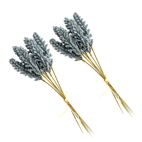 Dark Blue Artificial Wheat Flower Bouquets