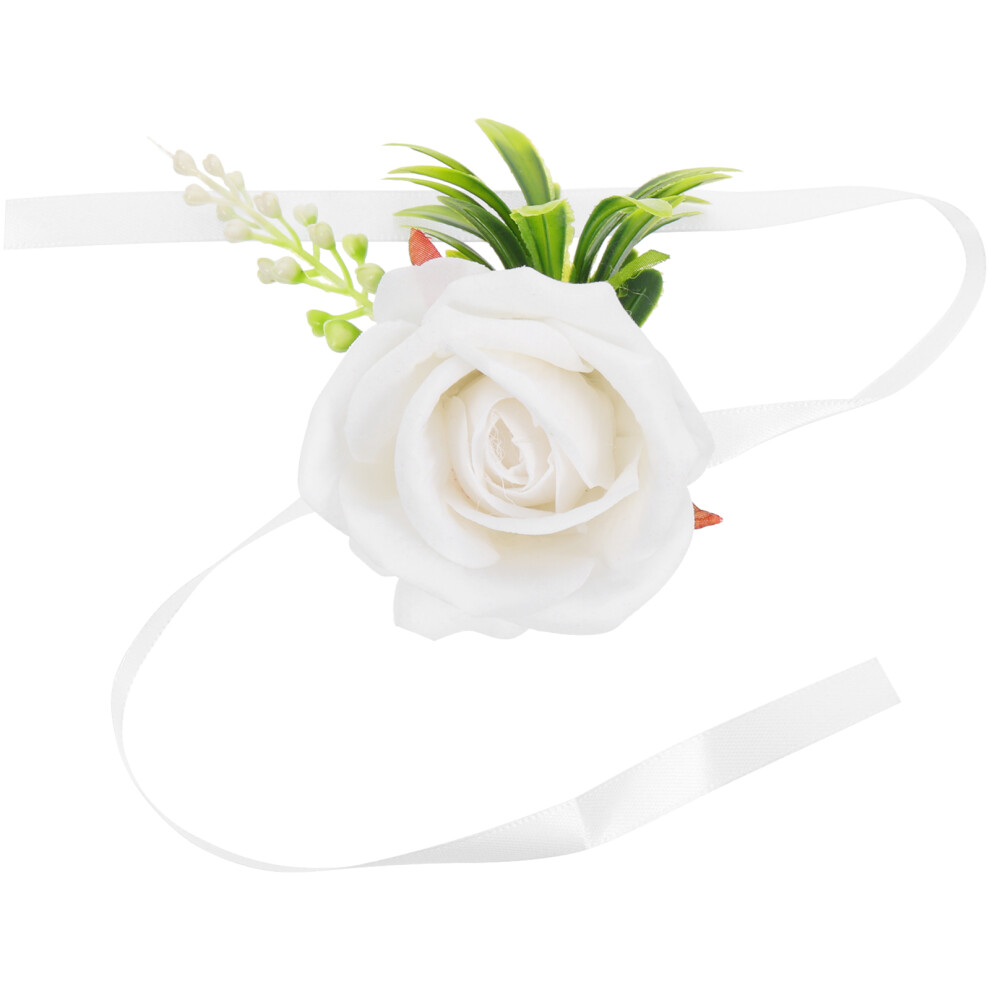 5pcs Artificial Flower Wrist Corsage Bracelet for Bride Bridesmaid-image-OPC-PKBXVXS-NEW