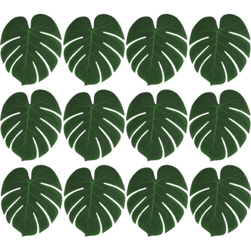 24 Pcs Artificial Monstera Leaves Tropical Decor 2