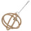Light Brown Bird Swing Toy Wood Bird Accessory Simple 1 Set 7