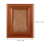 Picture Frame Brown 1pcs 6.9x5.5x0.8in 11
