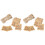 2 Pack Kraft Paper Label Stickers Tags Gift Decorating Packaging 2