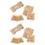 2 Pack Kraft Paper Label Stickers Tags Gift Decorating Packaging 7