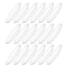 40Pcs Clear Plastic Cake and Dessert Plates Ideal for Weddings Travel