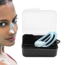 Swimming Nose Clip - Ergonomic Anti-Choking Design Nose Protector for Competitive Swimmers, Blue Color, Ideal for Surfing and Training Sessions