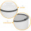 1 Set Enclosed Cat Litter Trash Can Odor-Sealing Bin 7