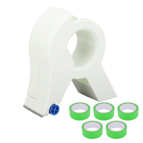 Masking Tape Applicator with Ergonomic Handle & 5 Solvent-Resistant Tapes 2