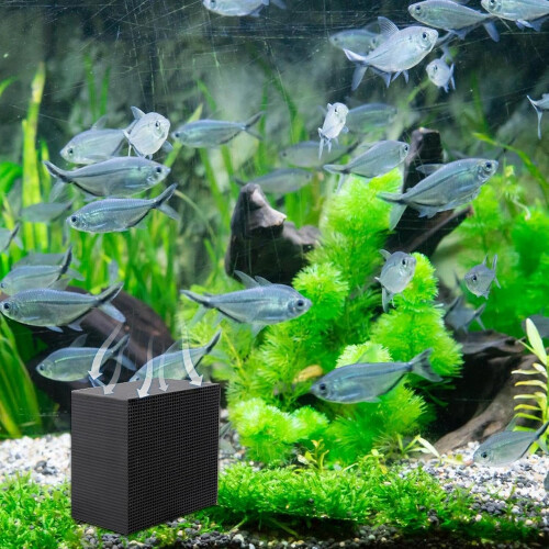 Activated Carbon Pellets Water Purification Filter Cube for Aquariums, Reusable Honeycomb Structure, Eco-Friendly Design 1