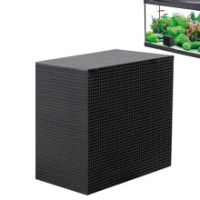 Activated Carbon Pellets Water Purification Filter Cube for Aquariums, Reusable Honeycomb Structure, Eco-Friendly Design