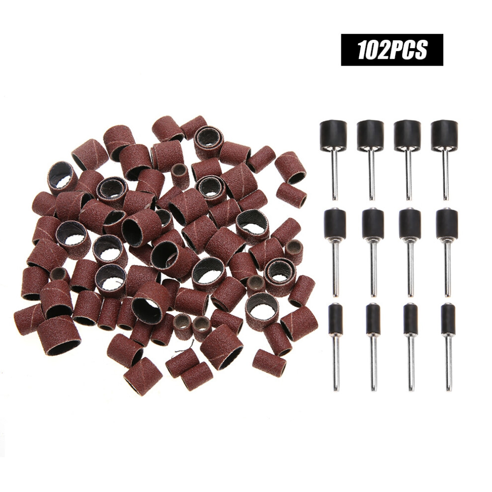 102Pcs Polishing Grinding Sanding Drum Kit Tool
