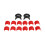 Motorcycle Bike Fork Seal Driver Tool Kit 14Pcs 2