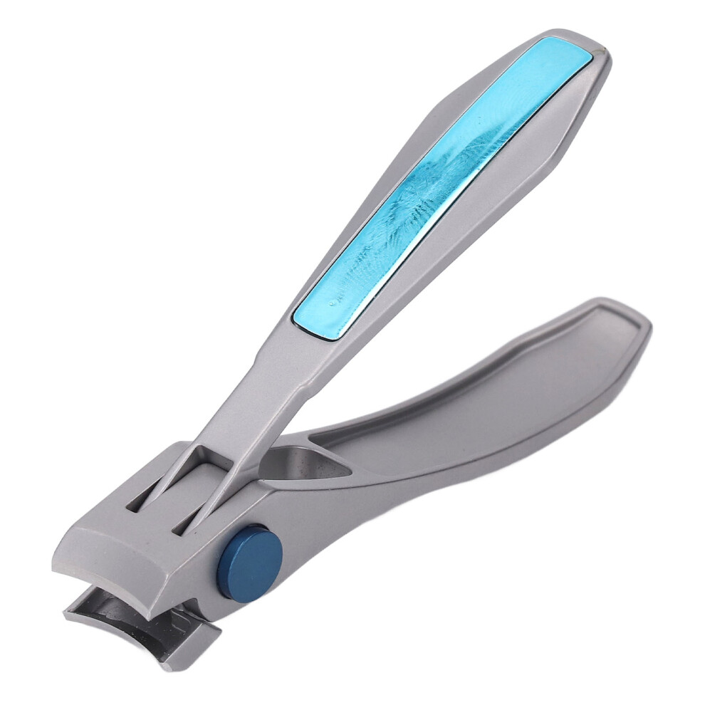 Stainless Steel Nail Clipper Set with Wide Jaw & Nail File for Seniors